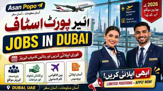 Airport Staff Jobs in Dubai 2026