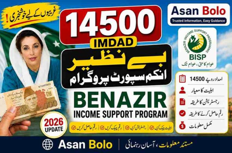 Benazir Income Support Programme (BISP) 2026 Guide