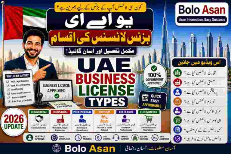 UAE Business License Types