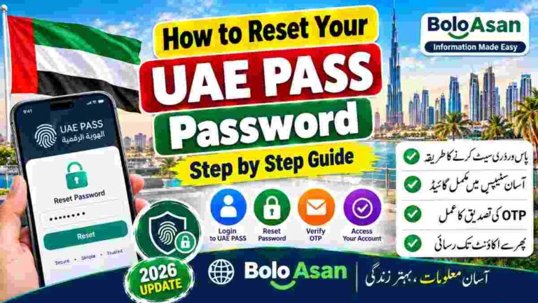 How to Reset Your UAE Pass Password